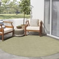 thumbnail image 3 of Nourison Positano 8' x Round Green Modern Rug, 3 of 11