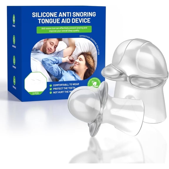 SUWU Snore-Free Nights, Ultra-Comfortable Anti-Snore Solution for Men & Women – Stop Snoring Instantly with Clinically Proven Technology [2-Pack ]