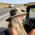 thumbnail image 7 of Solar Powered Fan Hat Wide Sun Hat With Fans Outdoor Protection Bucket Hat For Fishing Hiking Gardening Beach, 7 of 7