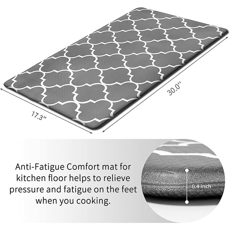 WiseLife Kitchen Mat Cushioned Anti-Fatigue Kitchen Rug, 17.3x 59