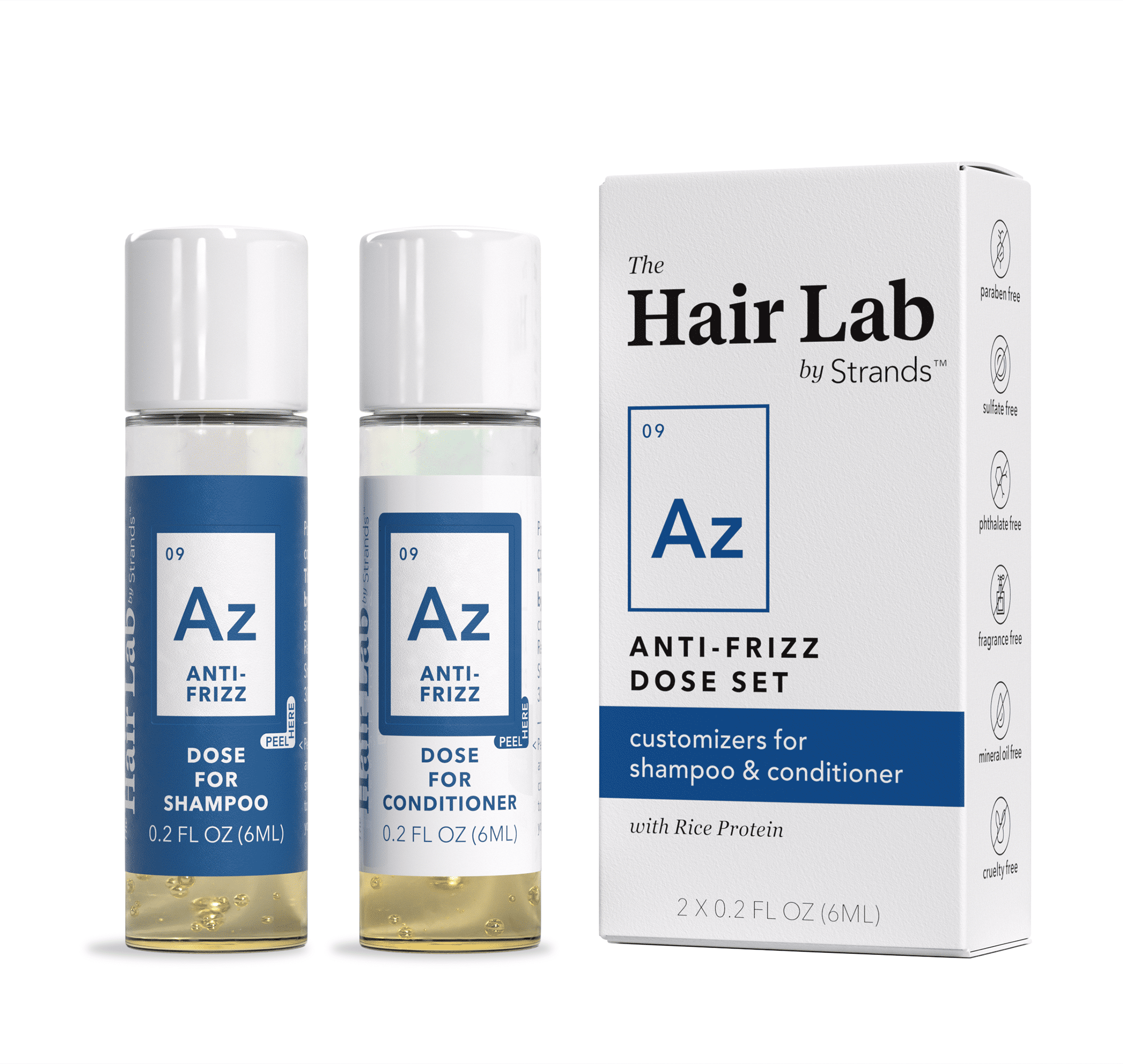 The Hair Lab Anti-Frizz Dose Set, 2 x 0.2 oz.