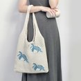 thumbnail image 4 of ibiyuan Tote Bag For Women Handwoven Knitted Casual Shoulder Tote Bag for Women, Lightweight Daily Shopping Crossbody Hand Purse Gift For Women, 4 of 8