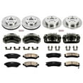 thumbnail image 2 of PowerStop Front and Rear Stock Replacement Brake Pad and Rotor Kit with Calipers Fits: BUICK OLDSMOBILE PONTIAC Select Models KCOE2554, 2 of 5