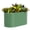 Green with anti-cut strips, variant on Galvanized Raised Garden Bed Outdoor, 6x3x1 ft Metal Planter Box for Flowers Vegetables, Rust-Resistant Raised Garden Beds for Gardening, Easy Assembly Outdoor Garden Box & Planters, Gray
