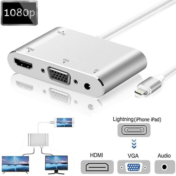 Convertidor de iphone a hdmi hotsell
