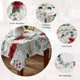 thumbnail image 5 of Christmas Table Cloth Waterproof Tablecloths, Xmas Botanical Floral Farmhouse Watercolor Tablecloth Dining Table Cover for Kitchen Party Tabletop Outdoor, Rectangle Tablecloth 60x102 Inch, 5 of 9