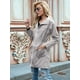 thumbnail image 4 of Chaqueta Impermeable Ligera para Mujer, con Capucha, Mangas Largas y Cremallera, para Actividades Al Aire Libre Gris M, 4 of 8