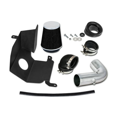 RL Concepts Black Heat Shield Cold Air Intake Kit + Filter 04-05 Chevrolet Silverado GMC Sierra 2500HD/3500 6.6L V8 Duramax LLY Engine