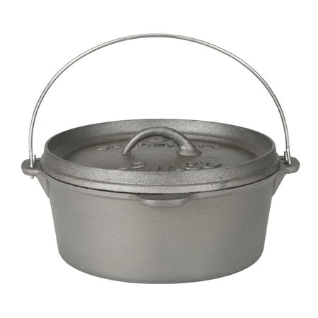 Stansport Cast Iron Dutch Oven - 4 Qt - Without Legs