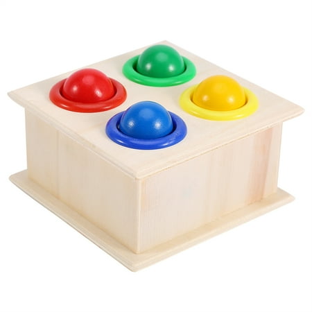 Garosa Novel Kids Hammering Game Wooden Ball Hammer Box Children Early ...