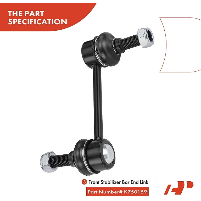 A-Premium 4Pcs Front Suspension Kit Lower Control Arm and