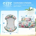 thumbnail image 2 of Tumbona inflable con diseño de flamencos Woifunu para piscina, 2 of 9