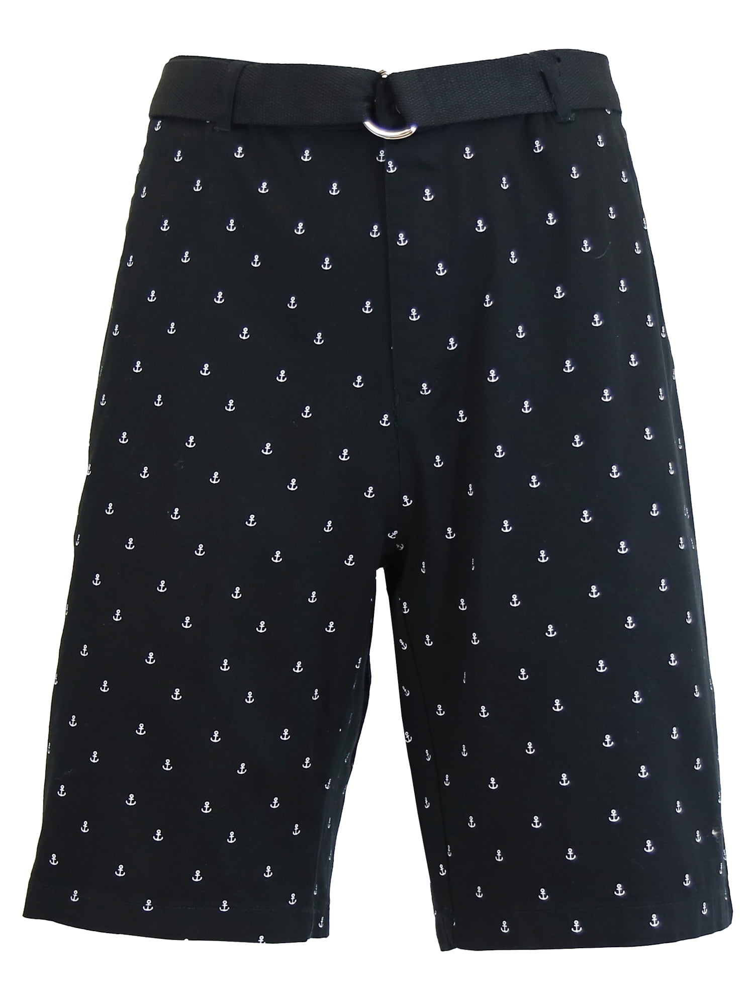 Men's Printed Cotton Stretch FlatFront Shorts