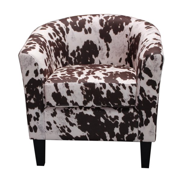 US Pride Furniture Contemporary Western Cowhide Print Upholstered