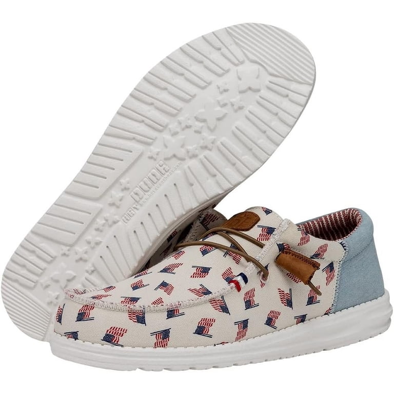 Hey Dude Wally Americana Flag Size 9 Men display picture 2