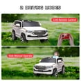 thumbnail image 3 of 12v Licensed Toyota Land Cruiser Ride-on Car – Remote Control, 3 Speeds, Music, Horn & LED Lights (White), 3 of 8