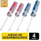thumbnail image 3 of Juego de Desarmadores 4 Piezas Pretul Mango PVC 20212, 3 of 3