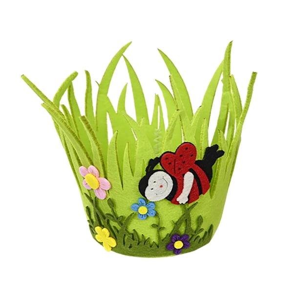Bolsita de tela no tejida para dulces infantiles, decoración, almacenamiento, bolsa de regalo, almacenamiento de Pascua, decoración y colgantes.