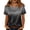 Dark Gray #011, variant on Satin Blouse for Women Business Casual Outfit Short Sleeve Tops Crewneck Tshirt Silk Shirt Summer Clothes, S