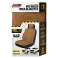 thumbnail image 3 of Genuine Dickies 1-Piece Brown Pro-Grade Heavy-Duty Truck Seat Cover, 3 of 10
