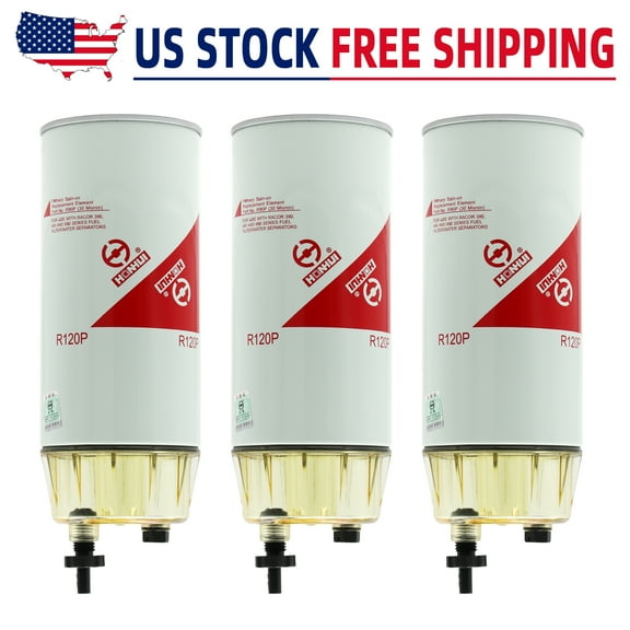 3pcs R120P Diesel Filter Element For Racor R4120
