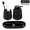 3Pcs - Matte Black - Liquid Pump - Chubby - Striped, variant on BosilunLife 3 Pack Matte White Ceramic Soap Dispenser Set, Recyclable Ceramic Bathroom Accessories Set for Bathroom Vanity Countertop