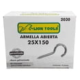 thumbnail image 5 of Armella Abierta Lion Tools Galvanizada 25 x 150 72 Piezas, 5 of 5