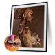 thumbnail image 2 of Cuadros Decorativos Pintura de diamantes 5D DIY personaje étnico bordado completo punto de Likrtyny cruz Kits de Arte de mosaico artesanía de decoración del hogar de diamantes de imitación 30x40cm, 2 of 9