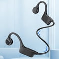 thumbnail image 3 of Auriculares de conducción Oído abierto Memoria Aleación de titanio Esqueleto IPX7 Impermeable  negra TF, 3 of 8