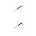 thumbnail image 4 of sweethay Punteros de pizarra electrónica, bolígrafo telescópico para profesores, festuca de enseñanza de acero inoxidable para escuela, Azul 2piezas, 4 of 6
