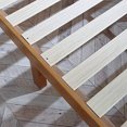 thumbnail image 3 of MUSEHOMEINC Solid Pinewood Rustic Platform Bed with 2 Headboard, King, 3 of 7