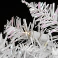 thumbnail image 2 of 4 ft. Pre-Lit Artificial White Iridescent Tinsel Christmas Tree, Clear Lights, Includes Stand, 2 of 6