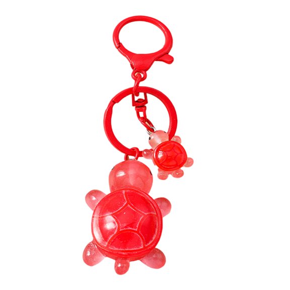 Lightweight Turtles Keyring Shape Keychain Purse Charm Tortoise Backpack Accessory for Trendy Women and Teens