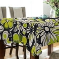 thumbnail image 5 of Yayeee Tablecloths 54" x 54" Rectangle Wrinkle Resistant Party Table Cover, Beige Flower Pattern, 5 of 8
