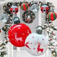 thumbnail image 3 of ZToonmas Inflatable Christmas Ornaments, 15.7", Outdoor Pvc Inflatable Christmas Balls for Christmas Tree Yard Hanging Holiday Garden Indoor Outdoor Decor, 3 of 4