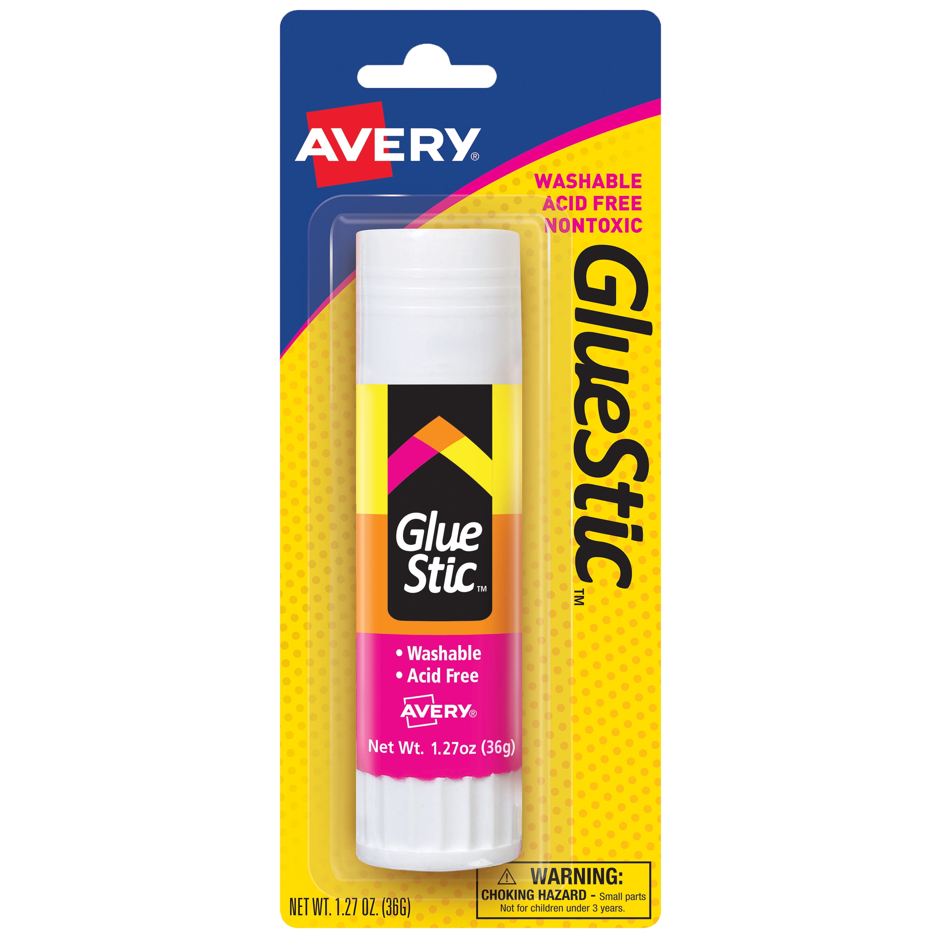 Avery Glue Stic, Nontoxic, Permanent, 1.27 oz., 1/EA
