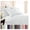 White, variant on 7-Piece White Split King Sheets Sets for Adjustable Bed, 21" Deep Pocket Sheets Set, Split King w/2 Fitted Sheets, Oversized Flat Sheet, 4 King Pillowcases, White Sheets