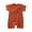 Brown, variant on Summer Baby Boys Clothing Agkizg Baby Boys Bodysuits, Baby Boys Short Sleeves Rompers, Children's Solid Color Round Neck Short Sleeved Jumpsuit Baby Breathable Bag Fart Jacket