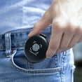 thumbnail image 3 of Sioweci Thumbprint Fingerprint Ink Pad Stamp Pad Waterproof Compact Size Portable Identification Security Fingerprint Black Stamp Ink Pad Black, 3 of 13