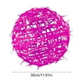 thumbnail image 2 of Pink 11.81 Inches Christmas Light Ball Solar Powered Outdoor Hanging Ball Lights Waterproof Garden Decor Suitable For Trees Courtyards Patios Winter Holiday Parties Festive Atmosphere Pink, 2 of 7
