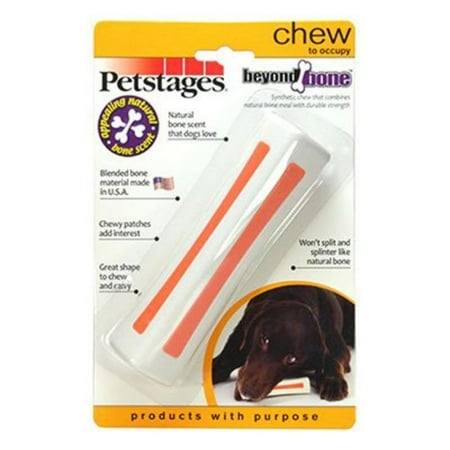 Beyond Play Toys - Petstages 598 Beyond Bone Synthetic Chew Dog Toy White, Medium, Quality And Safety Tested To Ensure Your Pet Is Having Fun And Safe By 13 Fishing