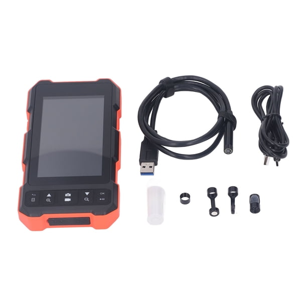 Boroscopio industrial con pantalla IPS de 4,5 pulgadas, 1080P, alta definición, lente dual, endoscopio, IP67, cámara de inspección portátil