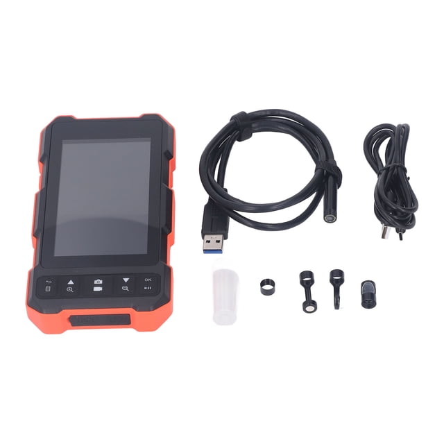 Boroscopio industrial con pantalla IPS de 4,5 pulgadas, 1080P, alta definición, lente dual, endoscopio, IP67, cámara de inspección portátil