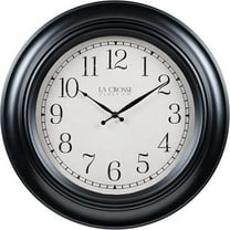 La Crosse Clock 18" Rhodes Quartz Analog Wall Clock, 404-3846A