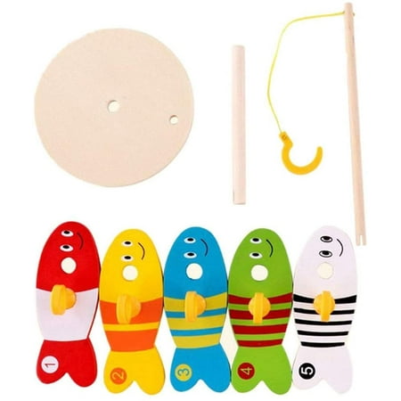 Enfants Numerique Peche Pile En Bois Puzzle Educatif Jouet Bebe Cadeau D Anniversaire Walmart Canada