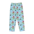 thumbnail image 4 of Balery Flamingos And Tropical Plants print Women's Pajama Pants,Ultra Lightweight Pjs,Lounge Pant-X-Large, 4 of 9
