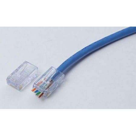 UPC: 0899740000384 | Platinum Tools Platinum EZ-RJ45 Cat5-5e Connectors – Clear