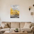 thumbnail image 3 of ZHONGYUTONG Christian Wall Art Mountains Canvas Prints Psalm 23 Scripture Pictures Bible Verses Inspirational Artwork for Home Office Decor Framed (12.00" x 18.00"), 3 of 5