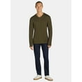 thumbnail image 2 of George Men's & Big Men's Drop Needle V-Neck Sweater, Sizes S-3XL, 2 of 5