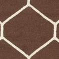 thumbnail image 5 of SAFAVIEH Cambridge Juan Geometric Wool Area Rug, Dark Brown/Ivory, 6' x 9', 5 of 5